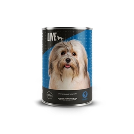 LIVE Dog Vådfoder - Kalkun - 395g dåse